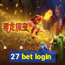 27 bet login